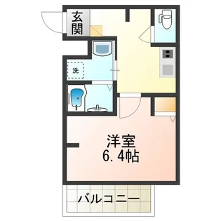 エヌエムスワサントヌフサウス【2階】の間取り