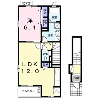 フォンデ【2階】の間取り