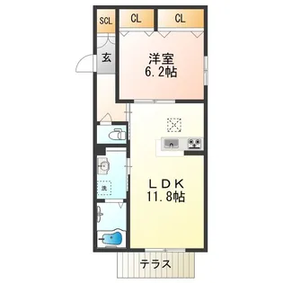 Grace【1階】の間取り