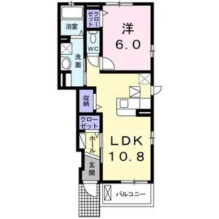ブローテ【1階】の間取り