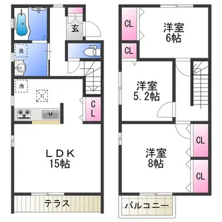 crecia【1階】の間取り