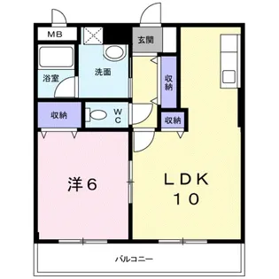 クイールⅠ【2階】の間取り