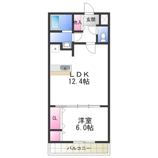 ルーチェⅢ番館【1階】の間取り