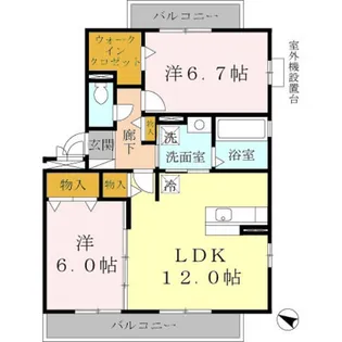 牛滝欅荘 B棟【3階】の間取り