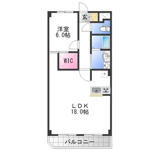コーポ山内【2階】の間取り