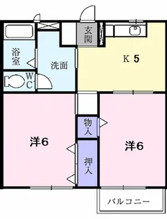 メゾンリヴェール【1階】の間取り