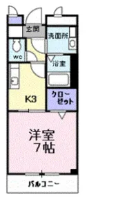 グレイスフルタウンⅠ【1階】の間取り