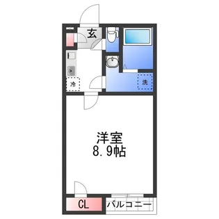 クレイノグロッケンバルト【2階】の間取り