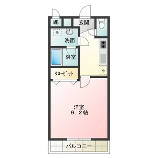 フジパレス 初芝ノース【2階】の間取り