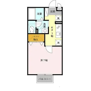 プラスパーあさひ【2階】の間取り