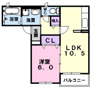 プルメリア【1階】の間取り