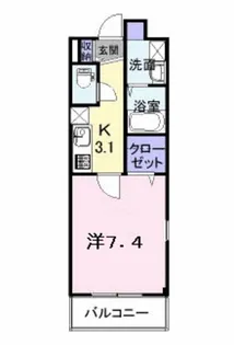 プリムローズヒル【2階】の間取り