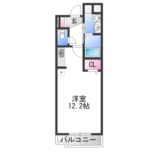 フランメゾン【3階】の間取り