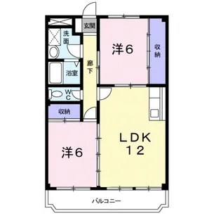 シャンブル21【2階】の間取り