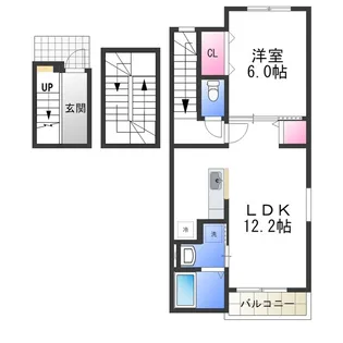 グレイス ハウス【3階】の間取り