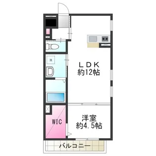 フィアスコート北野田【2階】の間取り