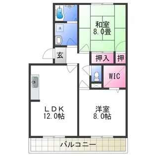 メゾンボナール【3階】の間取り