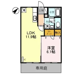 パル春日 B棟【1階】の間取り