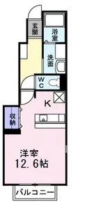 カーサ ボナーリオ【1階】の間取り