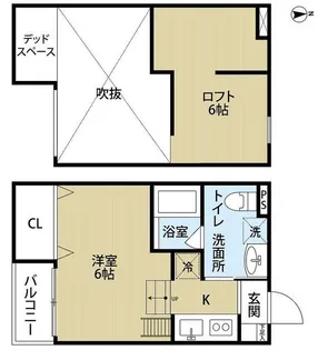 ラ・シャンスⅢ【1階】の間取り
