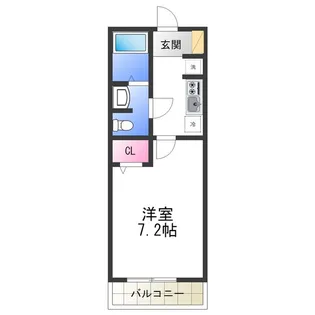 シエルダジュール【2階】の間取り