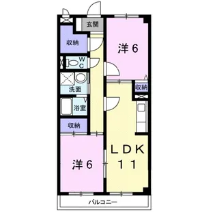 コモド・ステラ【2階】の間取り