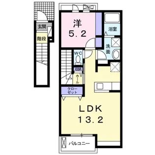 メゾン ルミエール【2階】の間取り