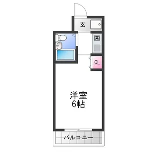 ベルネージュ峯尾【3階】の間取り