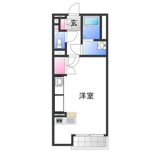 レオネクストCREA南館【1階】の間取り