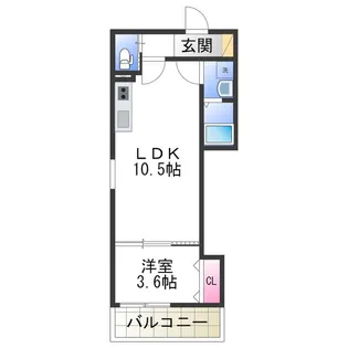 F+style浜寺石津町西3号館【2階】の間取り
