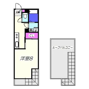 Grandtic Plaisir【2階】の間取り