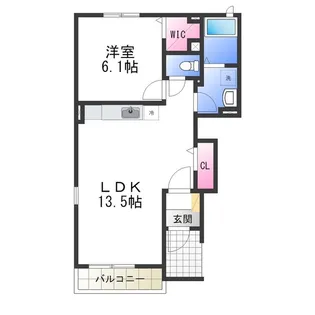 アンフィニ【1階】の間取り