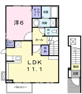 ファラオ藤沢台【2階】の間取り