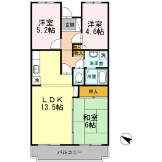オースター5番館【5階】の間取り