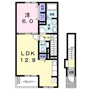 ラ フェスタ【2階】の間取り