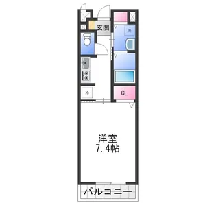 レスト大美野【2階】の間取り