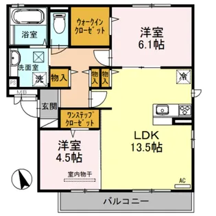 メルベーユ【2階】の間取り