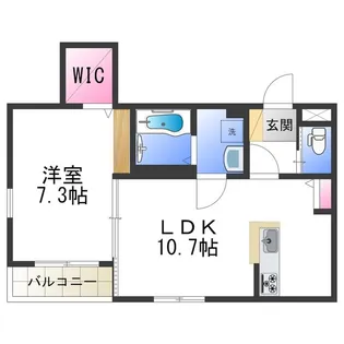 グランデール【3階】の間取り