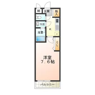 カサ リラ【1階】の間取り
