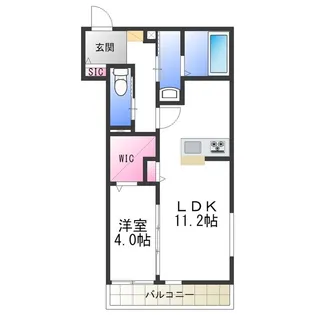 プランドール【2階】の間取り
