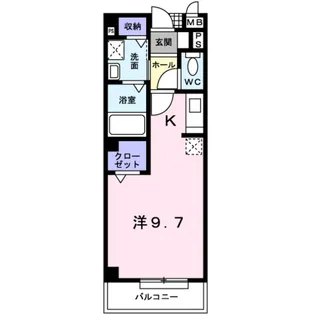 リフレ東百舌鳥B棟【2階】の間取り
