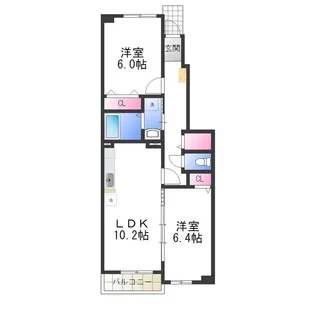 アミティエ【1階】の間取り