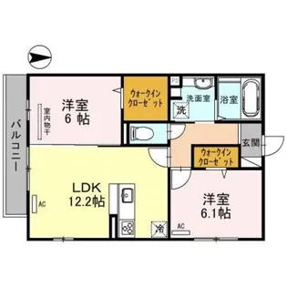 Porte bonheur【3階】の間取り