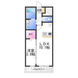 YF宮山台ガーデン【3階】の間取り