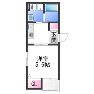 With@白鷺【2階】の間取り