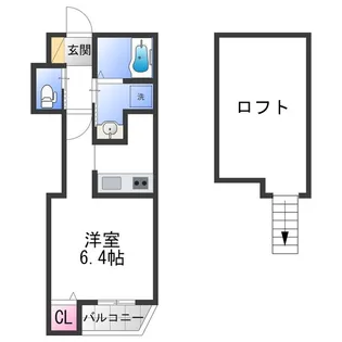 トレオット清水町【1階】の間取り