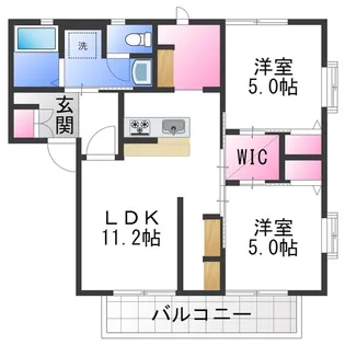 サンハオス【2階】の間取り