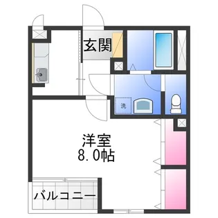ブリックメゾン金剛【2階】の間取り