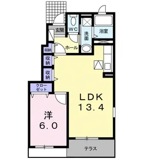プリムラ TK01【1階】の間取り