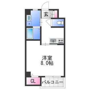 エヌエムトラントウエスト【3階】の間取り